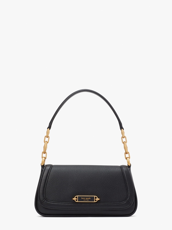 Black Kate Spade Gramercy Small Flap Women's Shoulder Bags | 26453-NSYE