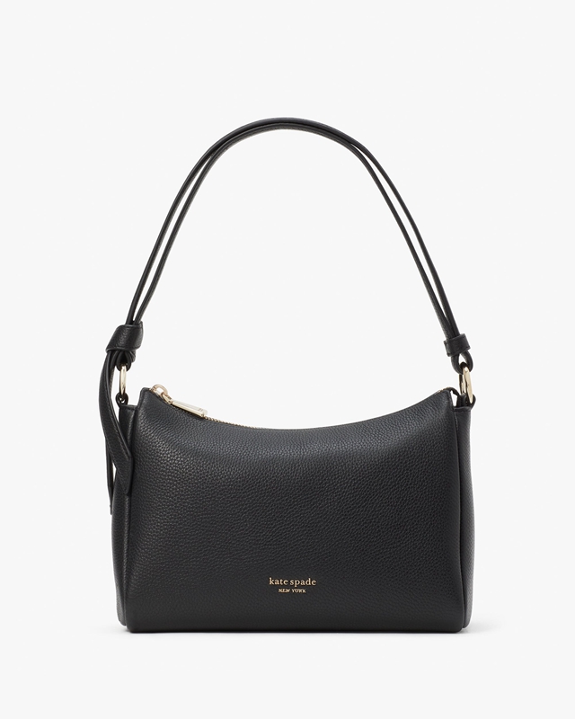 Black Kate Spade Knott Medium Women's Shoulder Bags | 80792-RFOV