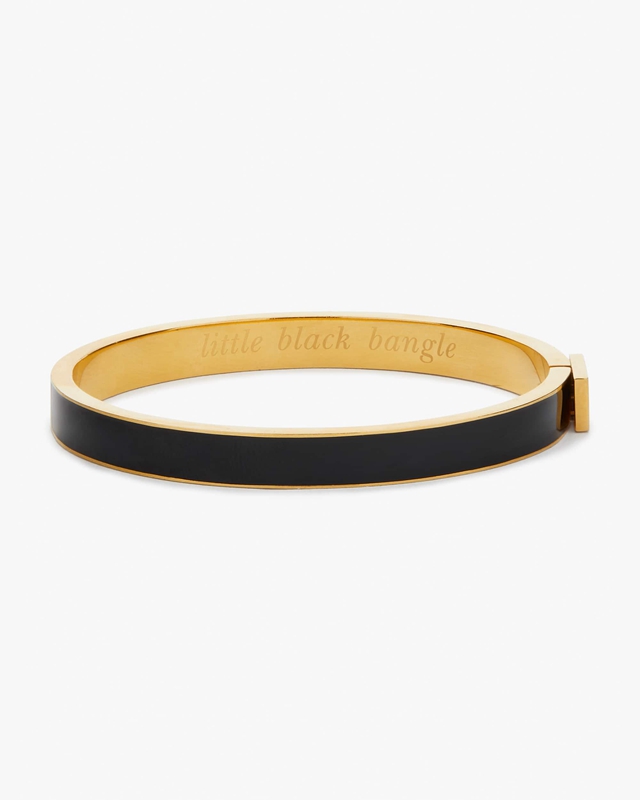 Black Kate Spade Little Black Thin Idiom Women's Bracelet | 37194-PVGU