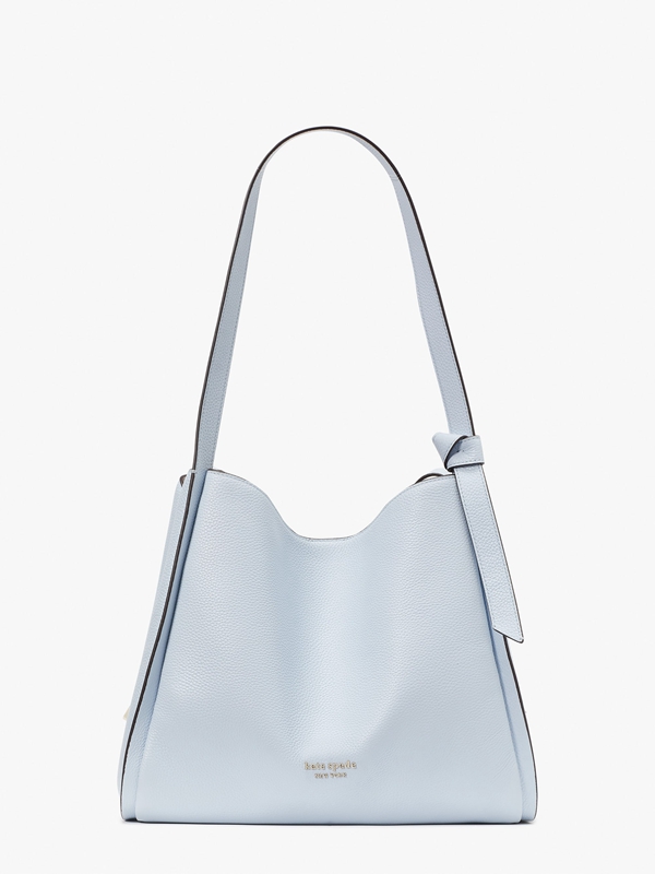 Blue Kate Spade Knott Large Women's Shoulder Bags | 15932-EZLD