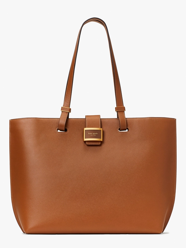 Brown Kate Spade Katy Large Work Women's Tote Bags | 54810-DGMC