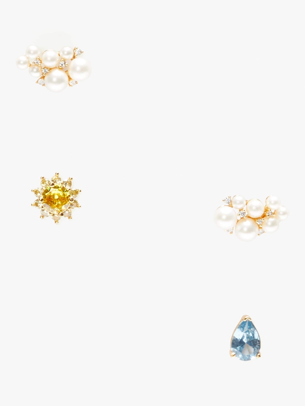 Multicolor Kate Spade Rain Or Shine Studs Set Women's EarRings | 76350-SWVI