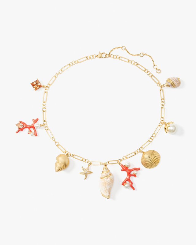 Multicolor Kate Spade Reef Treasure Charm Women's Necklace | 08169-FOBU