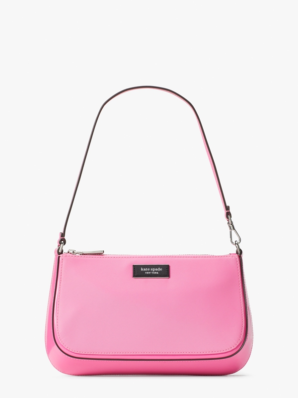 Pink Kate Spade Sam Icon Nylon Mini Pochette Women's Crossbody Bags | 60471-YKSV