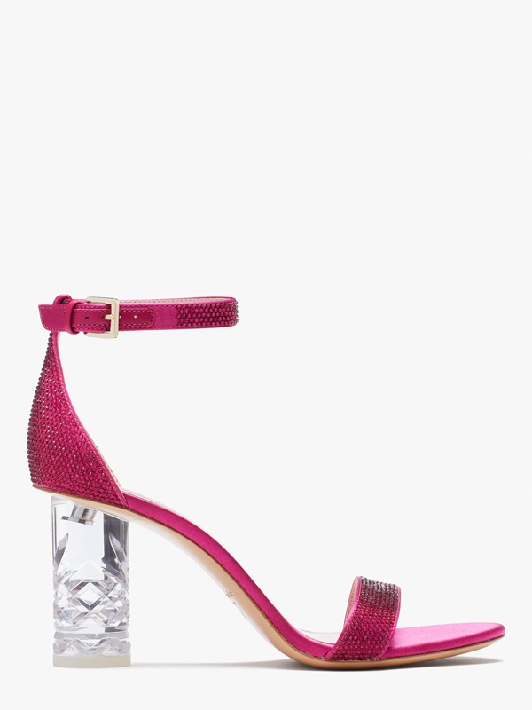 Purple Kate Spade Alora Pave Women's Sandals | 90567-QUEW