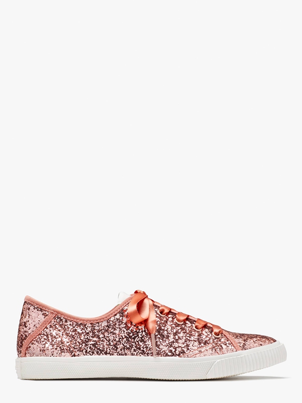 Rose Gold Kate Spade Trista Women's Sneakers | 67501-OEMD