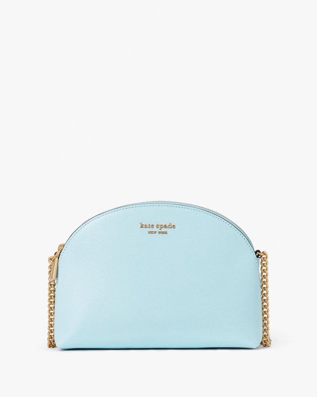 Turquoise Kate Spade Morgan Double-Zip Dome Women's Crossbody Bags | 30745-XAOK