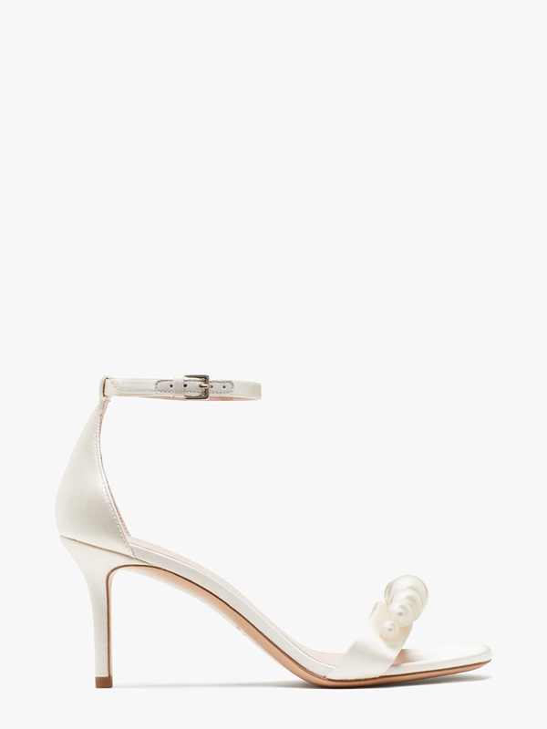 White Kate Spade Avaline Women's Sandals | 95382-PRIB