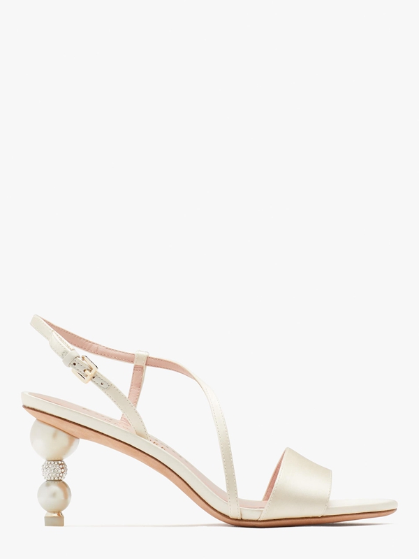 White Kate Spade Sparkle And Shine Women's Sandals | 09537-WRPH