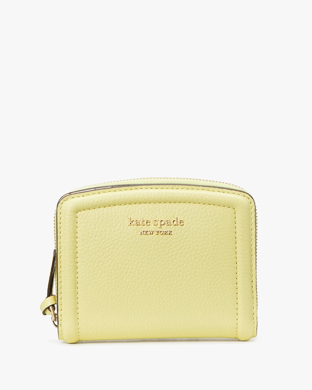 Yellow Kate Spade Knott Small Compact Women's Wallets | 13286-JWPA