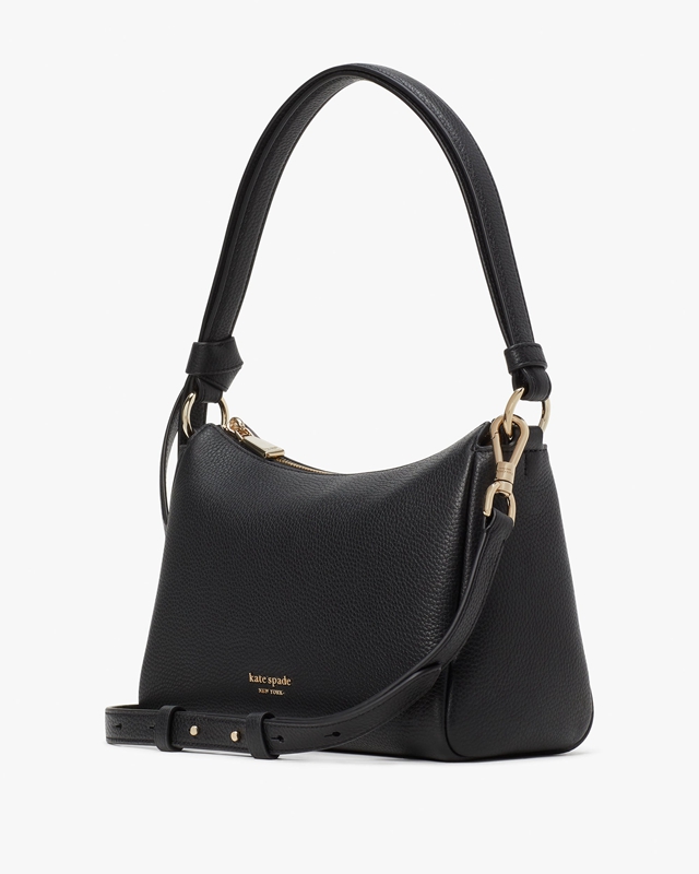 Black Kate Spade Knott Medium Women's Shoulder Bags | 80792-RFOV