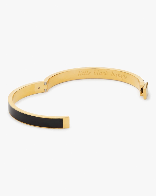 Black Kate Spade Little Black Thin Idiom Women's Bracelet | 37194-PVGU