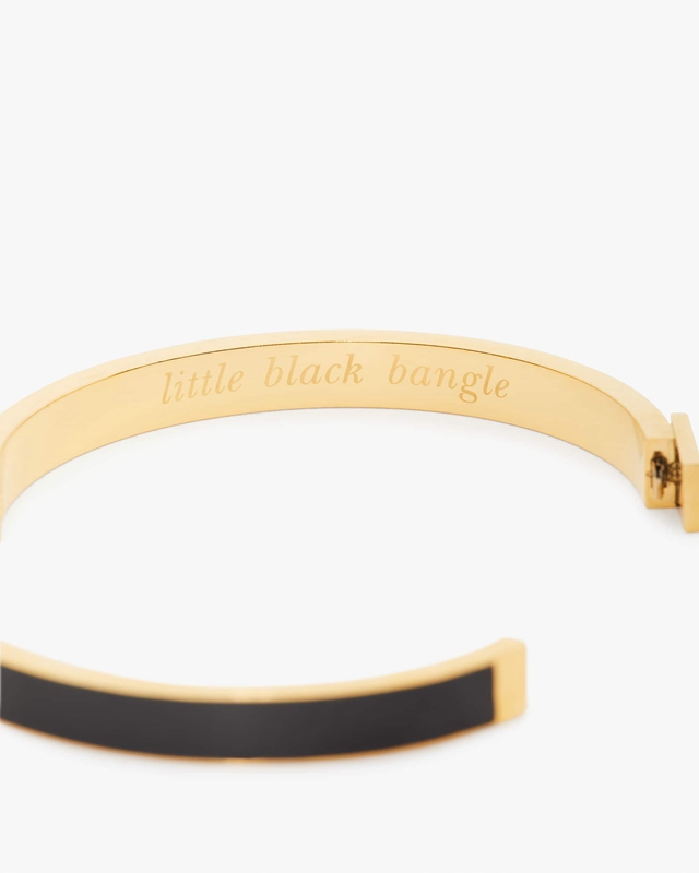 Black Kate Spade Little Black Thin Idiom Women's Bracelet | 37194-PVGU