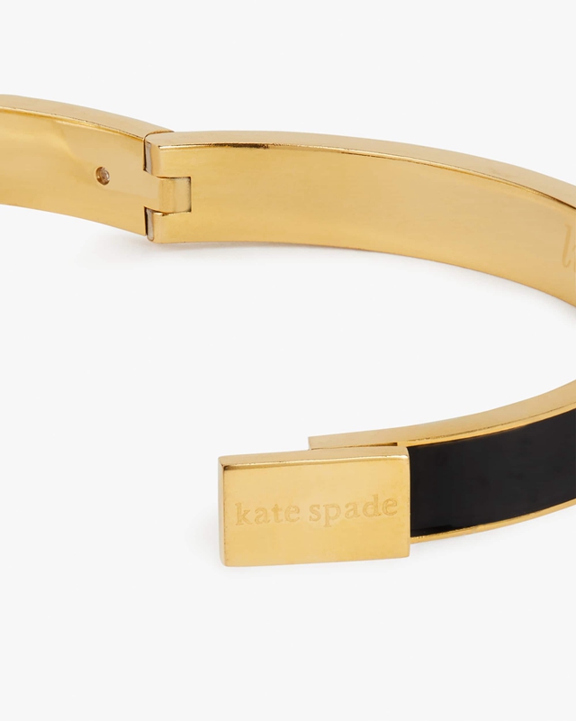 Black Kate Spade Little Black Thin Idiom Women's Bracelet | 37194-PVGU