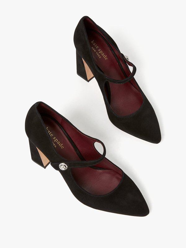 Black Kate Spade Maren Women's Pumps | 16729-LJVN