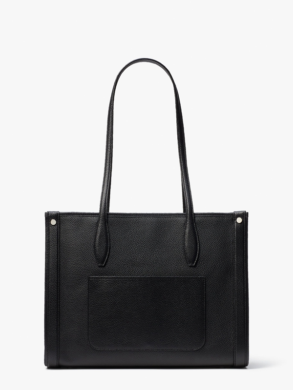 Black Kate Spade Market Pebbled Leather Medium Women's Tote Bags | 89523-CUOJ