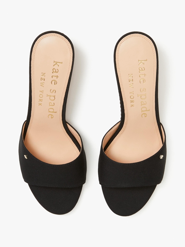 Black Kate Spade Meena Slide Women's Sandals | 70419-MBUJ