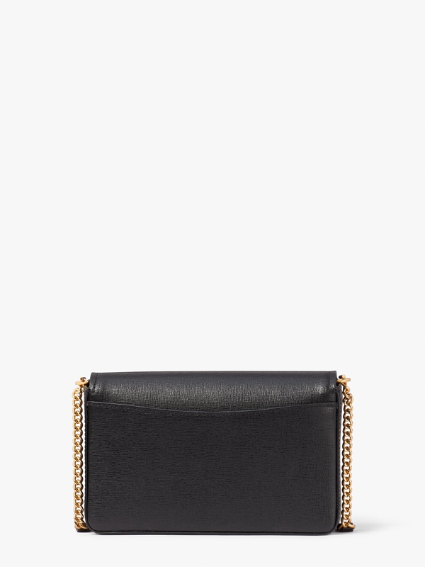 Black Kate Spade Morgan Flap Chain Women's Wallets | 71348-YUNZ