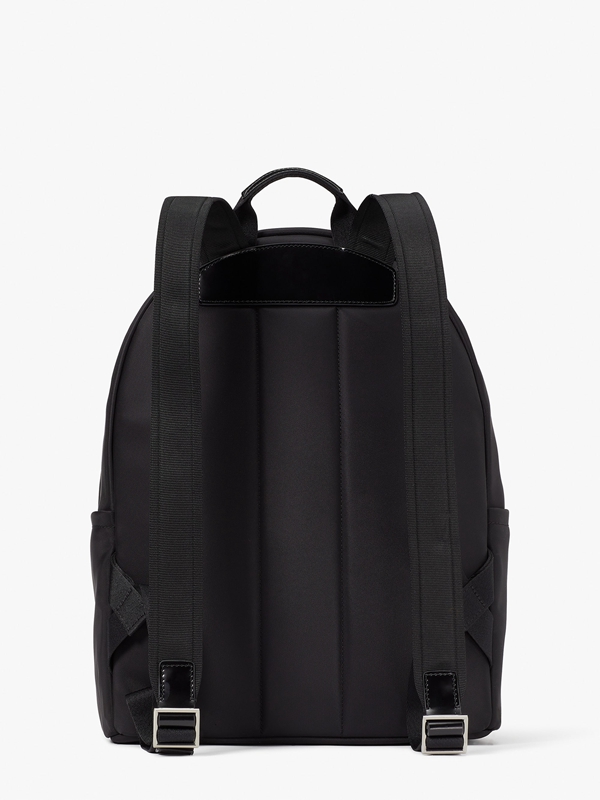 Black Kate Spade Sam Icon Nylon Medium Women's Backpacks | 07948-WJYS