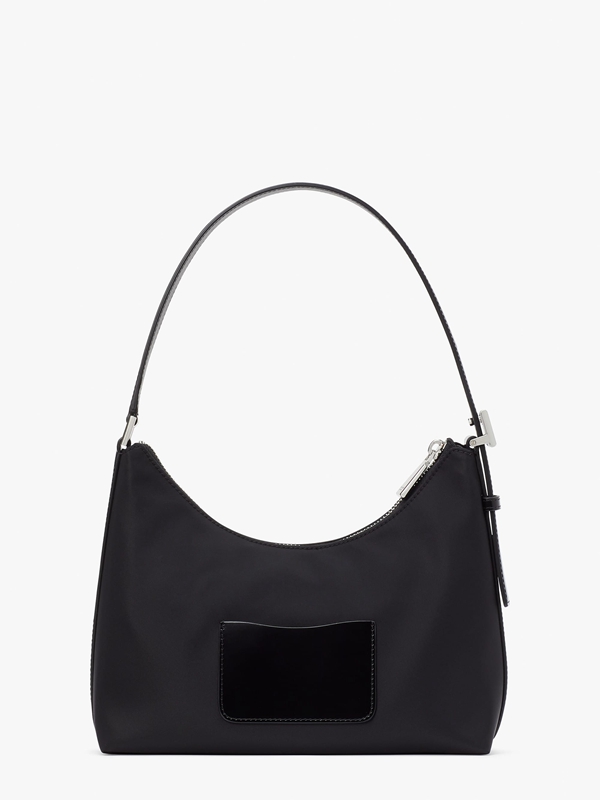 Black Kate Spade Sam Icon Nylon Small Women's Shoulder Bags | 78149-JUBE