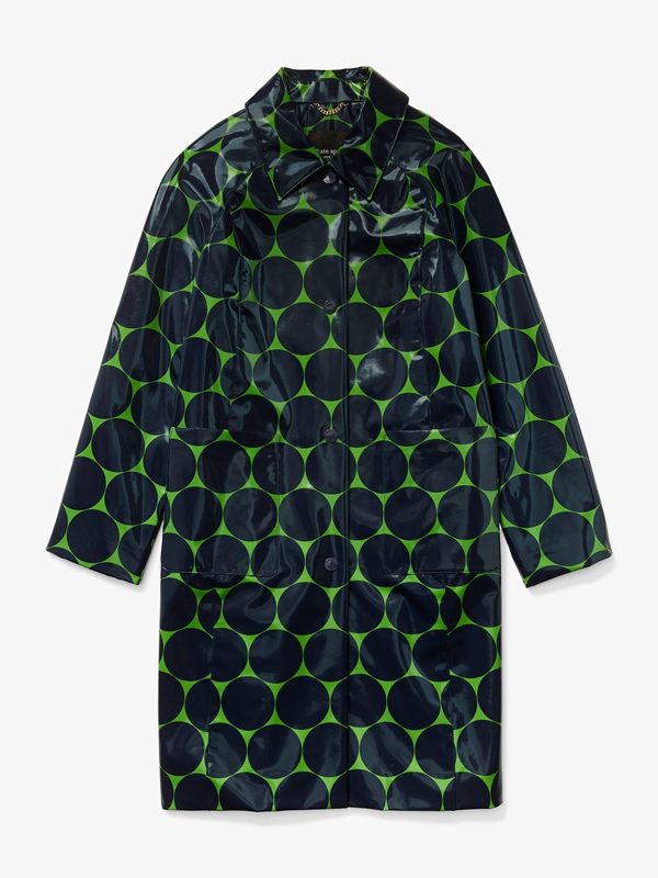 Blue / Green Kate Spade Joy Dot Women's Coats | 36742-YDRZ