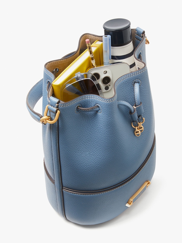 Blue Kate Spade Gramercy Medium Women's Bucket Bagss | 02357-HDVK