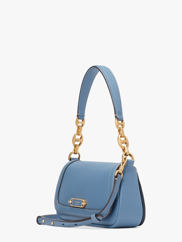 Blue Kate Spade Gramercy Small Flap Women's Shoulder Bags | 69108-WCMY