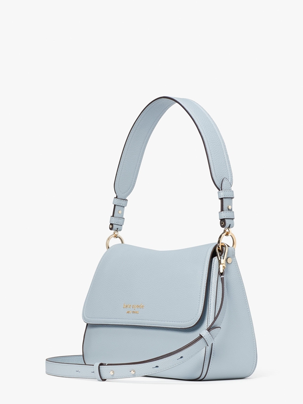 Blue Kate Spade Hudson Medium Convertible Flap Women's Shoulder Bags | 19703-KFJP