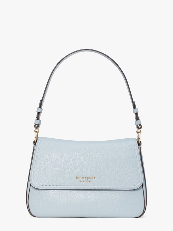 Blue Kate Spade Hudson Medium Convertible Flap Women\'s Shoulder Bags | 19703-KFJP