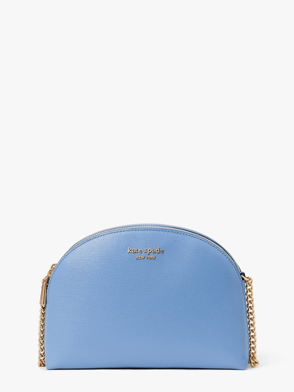 Blue Kate Spade Morgan Double-Zip Dome Women\'s Crossbody Bags | 35862-QVSF