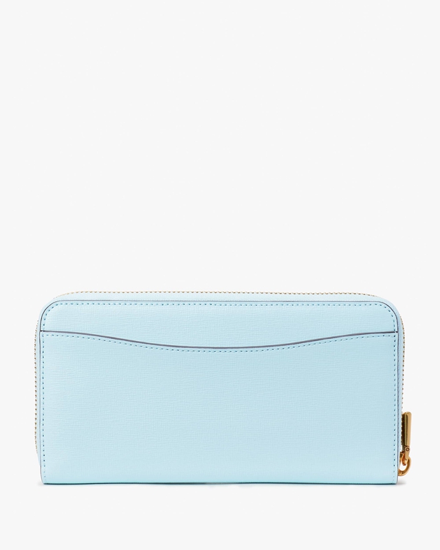 Blue Kate Spade Morgan Zip-Around Continental Women's Wallets | 68170-MHOU