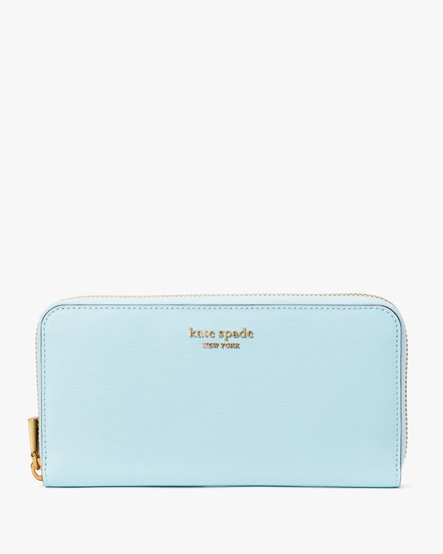 Blue Kate Spade Morgan Zip-Around Continental Women\'s Wallets | 68170-MHOU