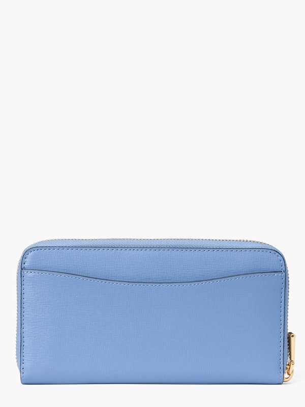 Blue Kate Spade Morgan Zip-Around Continental Women's Wallets | 72809-KMJW