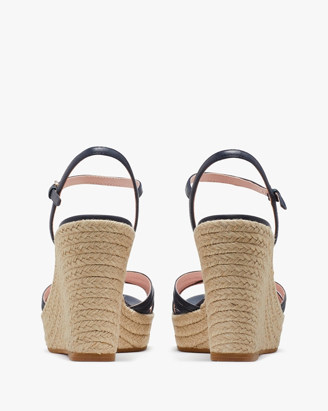 Blue Kate Spade Tessa Espadrille Wedges Women's Sandals | 23709-TMZA