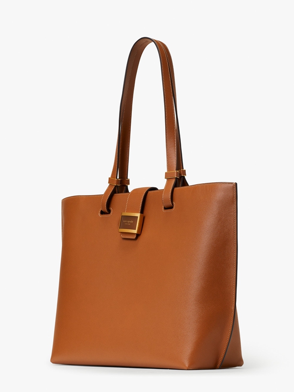 Brown Kate Spade Katy Large Work Women's Tote Bags | 54810-DGMC