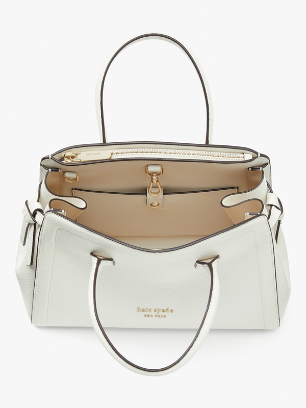 Cream Kate Spade Knott Medium Women's Satchel Bags | 07539-XYCZ