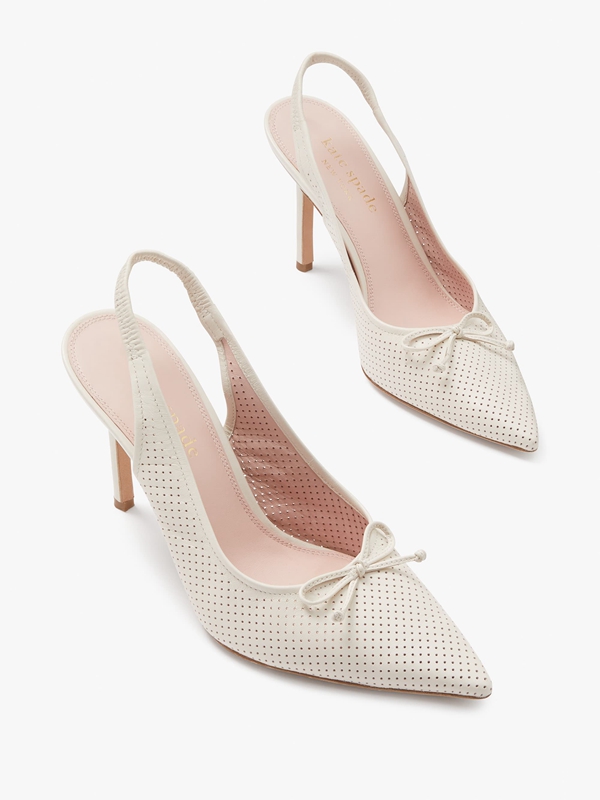 Cream Kate Spade Veronica Slingback Women's Pumps | 73051-FPEG