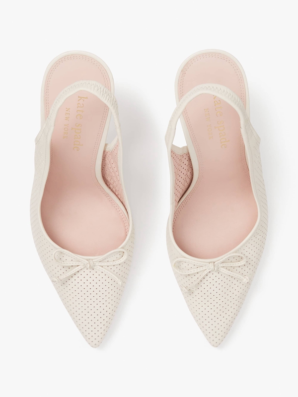 Cream Kate Spade Veronica Slingback Women's Pumps | 73051-FPEG