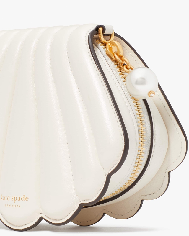 Cream Kate Spade What The Shell Seashell Micro Women's Crossbody Bags | 74210-BRTK