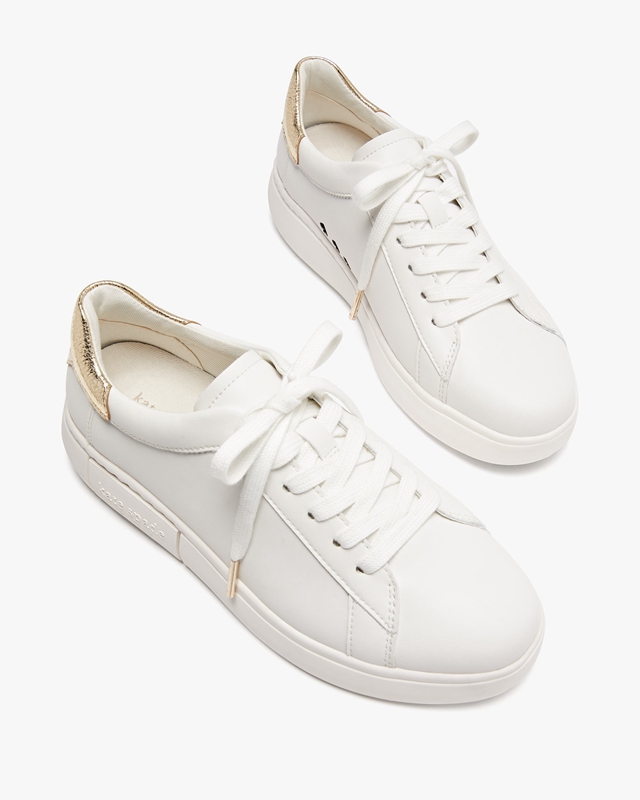 Gold Kate Spade Lift Women's Sneakers | 46320-VGNU