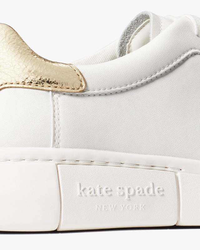 Gold Kate Spade Lift Women's Sneakers | 46320-VGNU