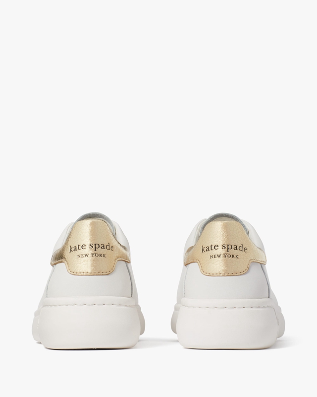 Gold Kate Spade Lift Women's Sneakers | 46320-VGNU