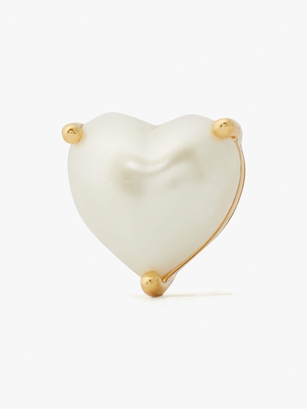 Gold Kate Spade My Love Heart Studs Women's EarRings | 12053-DRXO