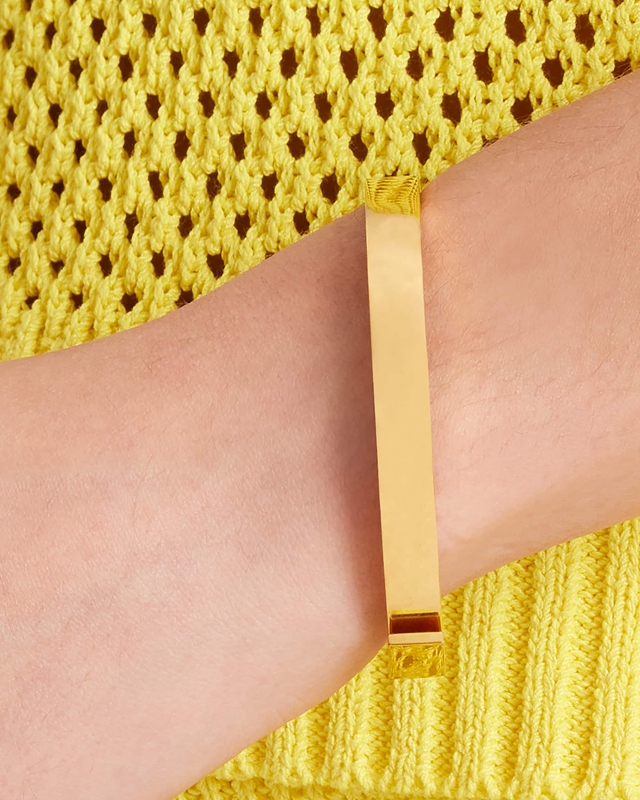 Gold Kate Spade Never A Dull Moment Thin Idiom Women's Bracelet | 27084-NLQV