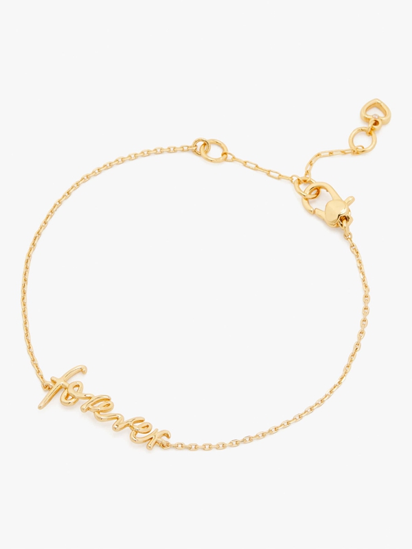 Gold Kate Spade Say Yes Forever Women\'s Bracelet | 39274-WJYV