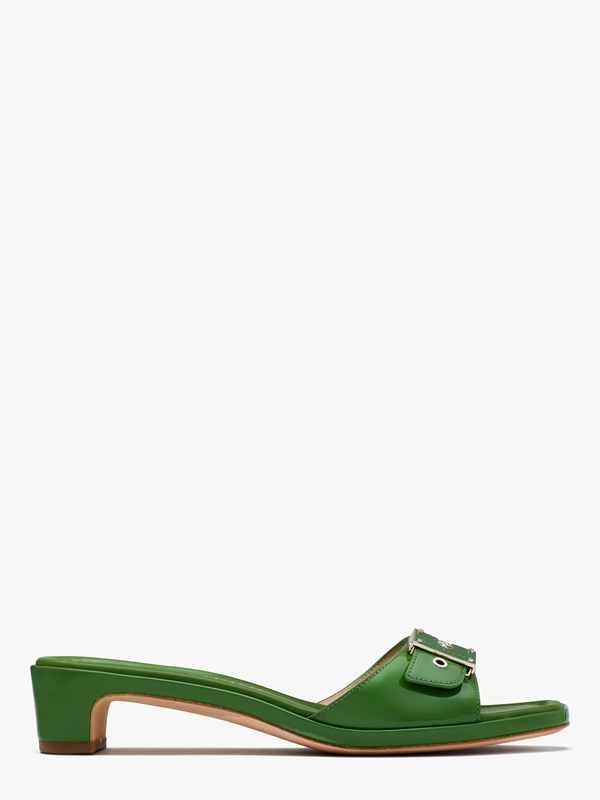 Green Kate Spade Gazebo Slide Women\'s Sandals | 05643-HXON