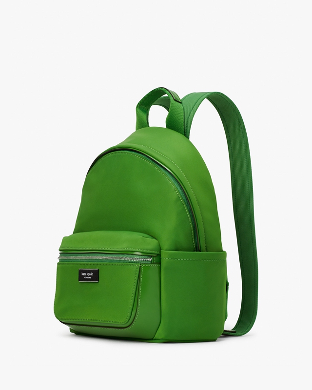 Green Kate Spade Sam Icon Ksnyl Small Women's Backpacks | 32069-OZXJ