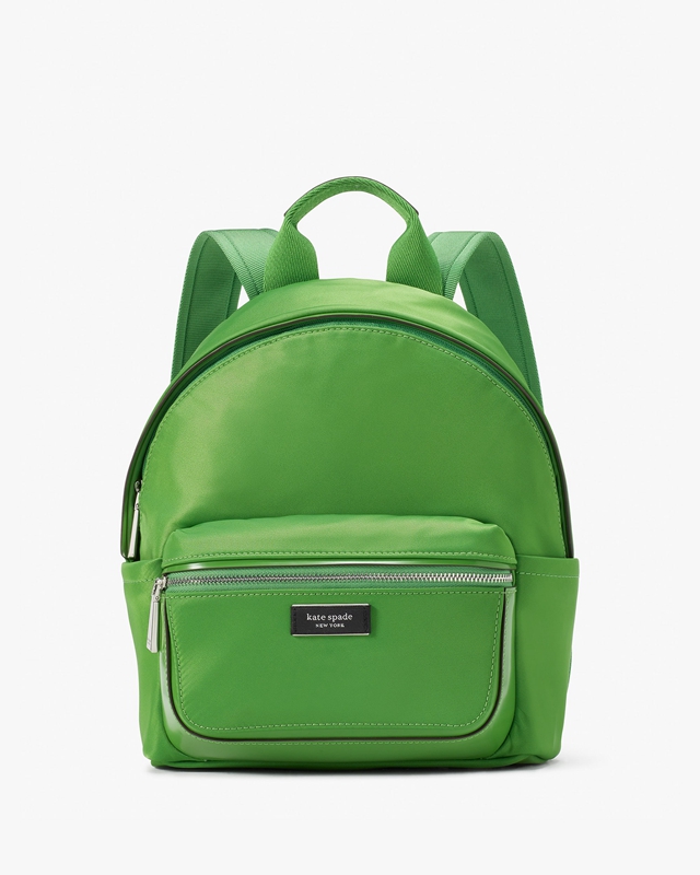 Green Kate Spade Sam Icon Ksnyl Small Women\'s Backpacks | 32069-OZXJ