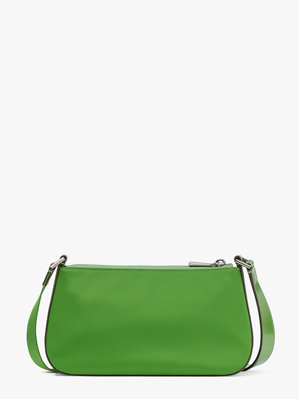 Green Kate Spade Sam Icon Nylon East West Medium Women's Crossbody Bags | 21605-OHGB