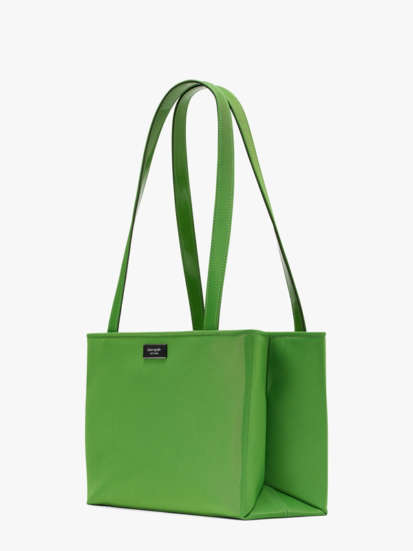 Green Kate Spade Sam Icon Nylon Medium Women's Shoulder Bags | 43067-DJNV